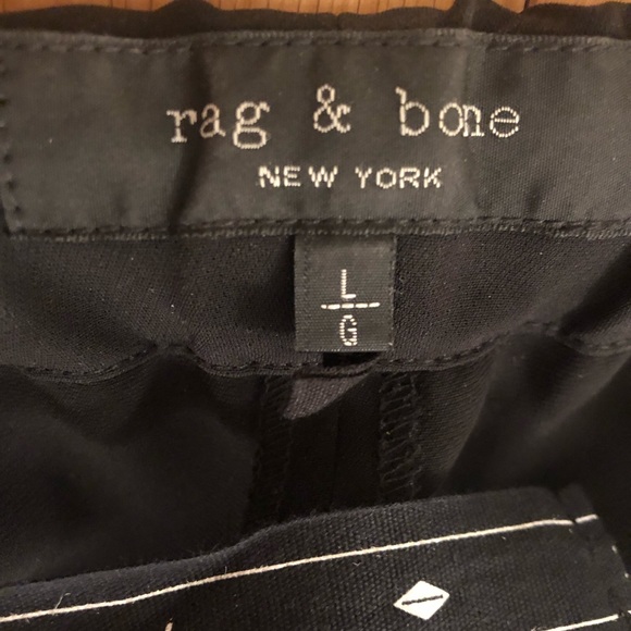 Rag & Bone Black/white stripe track style trousers - Picture 6 of 8